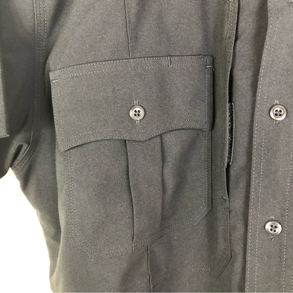5.11 Tactical Series 41132 Men’s Navy Blue Shirt Size XL 17-1/2 Short Sleeve - Picture 7 of 9
